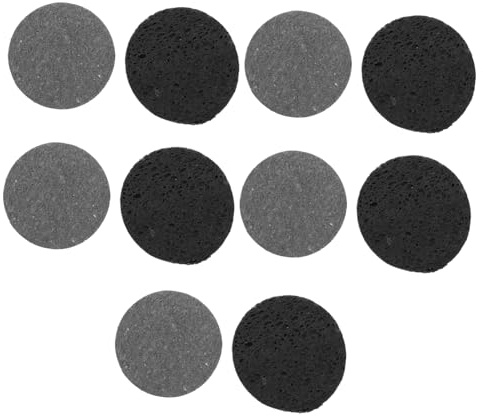 FOMIYES 10stücke Peeling-gesichtsschwämme Aus Zellstofffasern Weich Und Runde Make-up-entferner-pads Für Tägliche Gesichtsreinigung Für Empfindliche Haut Und Unterwegs