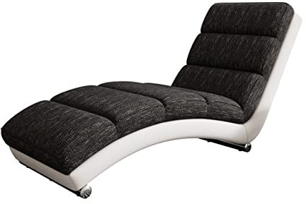 Mirjan24 Relaxliege Holiday Loungesessel Liegesessel Polstersessel Farbauswahl Relaxsessel Modern Wohnmöbel (Soft 017 + Lawa 06)