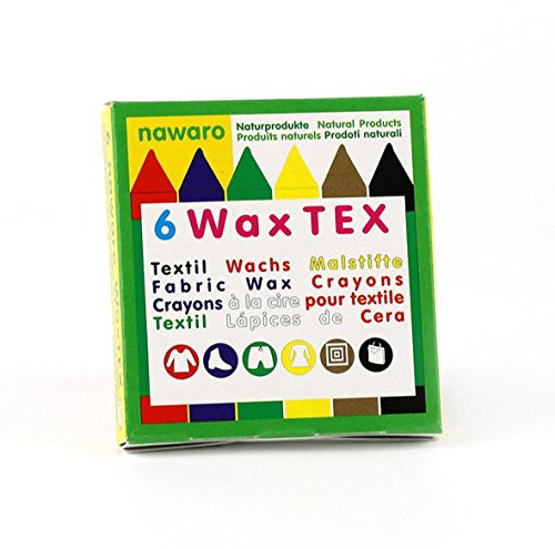 ökoNORM 76306 Nawaro Wax Tex, Textil Wachsmalstifte 6er Pack, Wachse, Verschiedene, 1 count (Pack of 1)