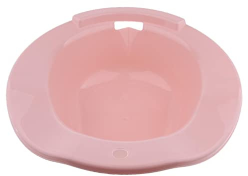 pistro Bathtub Ad Spa Bathtub Sitz Avoid Cleaning Basin Crouching on Toilet - Pink