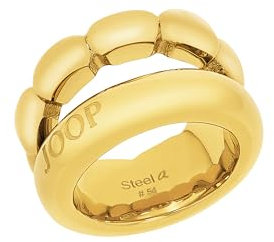 JOOP! Ring Edelstahl Damen Ringe, Gold, Kommt in Schmuck Geschenk Box