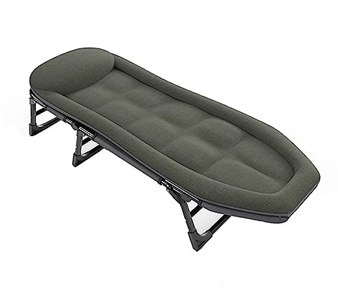 Chaise Longue Pliante pour Carpe, lit de Camping, Chaise Longue pour Carpe, lit de Camping, Chaise Longue avec Matelas, Chaise Longue de Camping, Chaise Longue de Jardin pour Voyage, Plage,