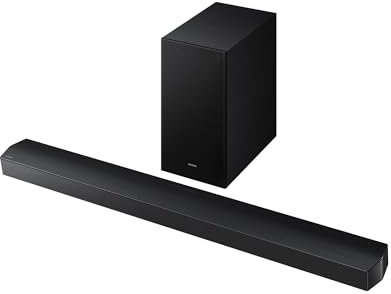 Samsung Barra de Sonido HW-B750F/ZF con Dolby Digital 5.1ch, Q-Symphony, Modo de Juego, conexión múltiple Bluetooth