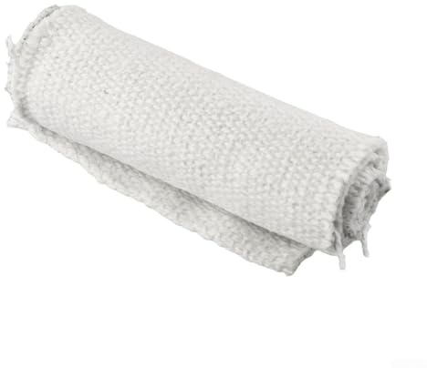 HpLive Esterilla ignífuga de fibra de cerámica, 2 mm de grosor, 1260 °C, resistente al calor, 1 m de ancho, para hornos, puertas de protección contra incendios, color blanco (0,2 x 1 m)