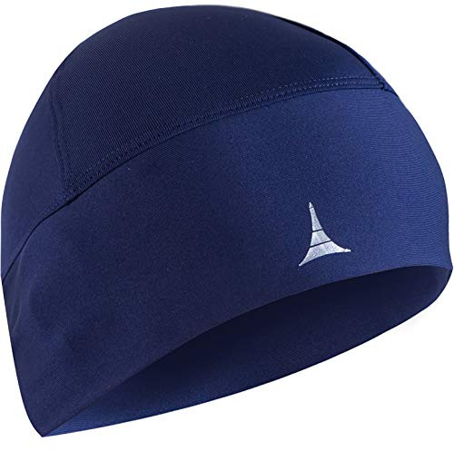 French Fitness Revolution - Gorro para Correr, Forro de Casco para el Running - Retención Térmica Óptima y Absorción de la Humedad - Ideal para Llevar Debajo del Casco - [Navy]