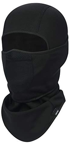 SAITAG Ski Mask for Men Women Balaclava Face Mask for Cold Weather Winter Warm Fleece Face Covering for Skiing Outdoor Work Black