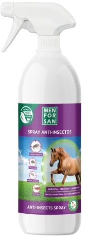 MENFORSAN Spray Anti Insectos Con Margosa, Geraniol Y Lavandino Para Caballos 750ml