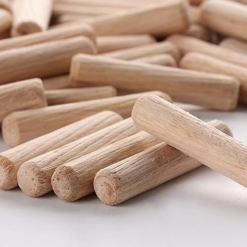 5x25mm Wooden Dowels Chamfered Fluted Pin Wood Dowels (pack of 20, 50, 100, 200, 500) (20 pcs)