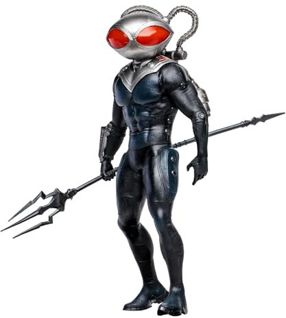 Lansay McFarlane Toys – Statue Aquaman and The Lost Kingdom 30 cm – Black Manta – Offiziell lizenziert – PVC – Figur DC Multiverse – Karte inklusive – Superhelden-Kollektion – Geschenkidee Comics