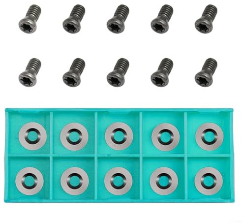 Round Carbide Inserts, For EWT Ci3, Ci3-NR Carbide Cutter, Model 6400 6400NR, For Light Finishing Cut