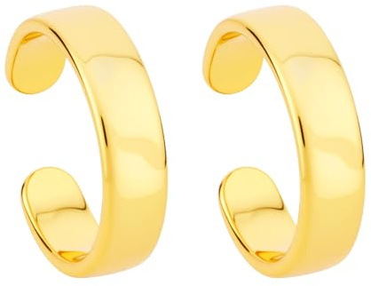 Mikovivi 2pcs Toe Rings for Women, Adjustable Open Band Toe Rings Non-Tarnish Trendy Classic Summer Beach Foot Jewelry (Gold)