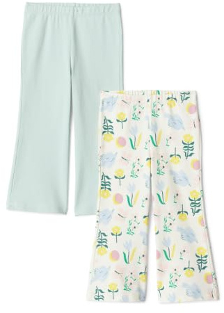 Amazon Essentials Niñas Leggings Ajustados Acampanados de Tejido de Punto