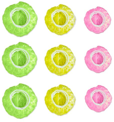 Toivize 120 Pièces Couverture Alimentaire, Colorées Couvertures Alimentaires Élastiques Couvercle en Plastique réutilisable pour Conservation Fruits et Légumes