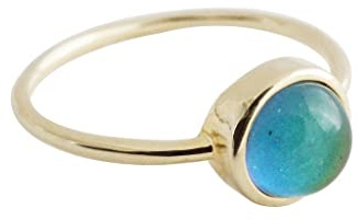 HONEYCAT Anillo de estado de ánimo en oro, oro rosa o plata | Talla 4, 5, 6, 7, 8, 9, 10, 11 | Joyería minimalista y delicada, 11, Metal, Sin piedras preciosas