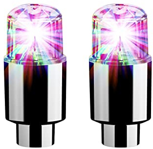 Eastuy válvula neumático LED, luces neumáticos duraderas para coche, válvula aire con luces para motos, bicicletas, vehículos eléctricos, vehículos eléctricos