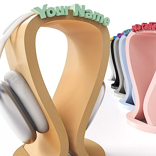 Zwayve Kopfhörer Halterung Personalisiert Headset Ständer Wunschtext Over Ear Ohrhörer Halter