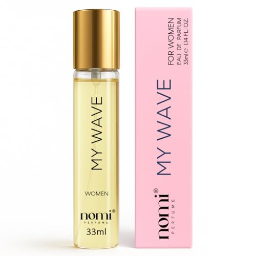 Nomi Perfume per donna, 33 ml, (MY WAVE) Eau de Parfum con il 20% di oli profumati, Raffinatezza floreale e profondità legnosa, Profumo a lunga durata