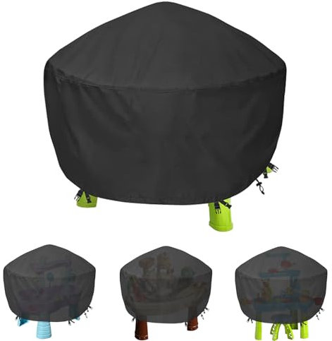 Housse de table à eau extra large – Imperméable, résistante au vent, anti-poussière et anti-UV pour enfants, bac à sable et eau pour enfants, couverture de bac à sable pour enfants, couverture de