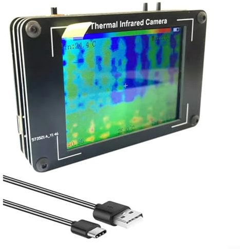 HOHOVYVY Wärmebildkameras, 3,2 LCD-Infrarot-Wärmebildkamera Sensor-Thermometer Wärmebildkamera