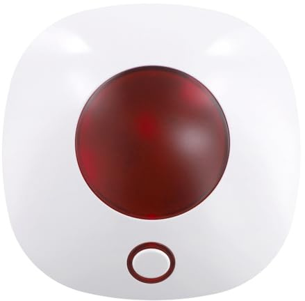 Pqahffowr - Sirena de alarma de sonido y luz inteligente WIFI 110dB TUYA sirena de protección de seguridad de seguridad de alarma doméstica