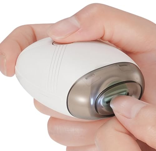 Limas de uñas eléctricas, 3 velocidades, pulidora de uñas, con iluminación, dispositivo automático para el cuidado de las uñas para personas mayores, para niños, personas mayores, manicura,