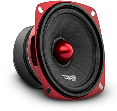 DS18 Car Midrange Speaker 4 Inch 200w Watt 4Ohm Bass Loudspeaker Pro-X4.4BM