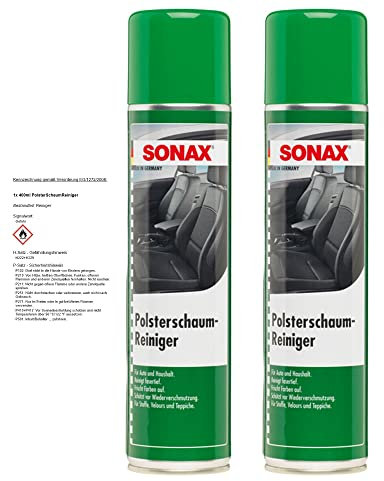 SONAX 2X 03062000 PolsterSchaumReiniger PolsterReiniger 400ml