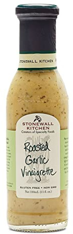 Stonewall Kitchen Roasted Garlic Vinaigrette, 330 ml – Rich Vinaigrette with the Deep Flavour of Roasted Garlic, Perfect for Salads and Marinades
