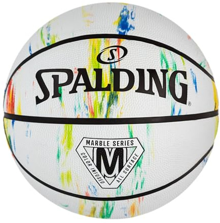 Spalding United 84397A Sports Marble Sz7 Ball Rainbow 7