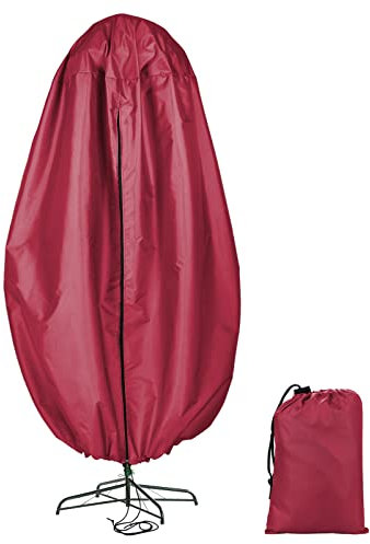 SMLJFO Aufrechte Weihnachtsbaum-Aufbewahrungstasche mit Kordelzug, passend für bis zu 1,8 m Baum, wasserdicht, staubdicht, Weihnachtsbaum-Aufbewahrungsabdeckung für Ihren künstlichen Baum