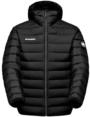 Mammut Waymarker IN Hooded Jacket Men | Wasserabweisende Winterjacke für Herren, Leichte Steppjacke, Outdoor Daunenjacke, Warme, Gefütterte Jacke mit Kapuze | Schwarz, L
