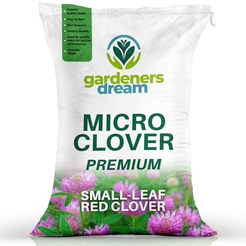 500g Premium Red Clover Grass Seed for Eco-Friendly Lawns - Drought Resistant, Nitrogen Fixing Garden Ground Cover - for Low Maintenance, Bee Friendly Gardens and Organic Farming (Covers 100m²)