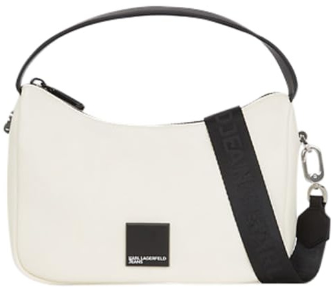 KARL LAGERFELD JEANS Mujer Box Logo Soft Mini Hobo Blanquecino One size