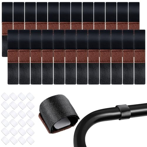 Yuanchu 12pz Deslizadores de fieltro para muebles, almohadillas de fieltro para muebles, protectores autoadhesivos para patas de silla deslizadores de muebles reduce el ruido (30 mm)