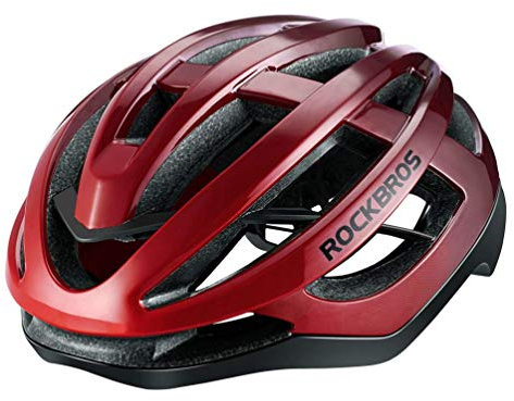 ROCKBROS Rennradhelm Fahrradhelm Integrierter Unisex Erwachsenen für Herren Damen für Mountain Bike Rennrad Gradient 3 Farben M (54-59cm)/L(58-63cm)