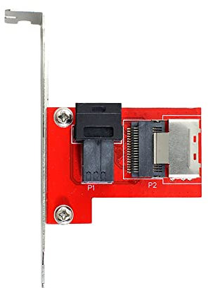 xiwai PCI-Express 4.0 Mini SAS SFF-8087 auf SAS HD SFF-8643 PCBA-Buchsenadapter mit Halterung
