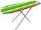 Tradineur - Tabla de Planchar Plegable - Fabricada en Madera - Incluye soporte para plancha y patas metálicas antideslizantes - 33 x 100 cm - Color Surtido