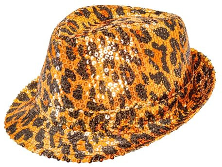 W WIDMANN MILANO Party Fashion - Hut mit Pailletten, Fedora, Accessoire für Faschingskostüme