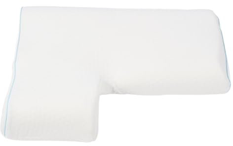 ANGGREK Coppia di Schiuma Memoria Coccole Cuscino per Dormiente Cuscino per Coppie con Foro Braccio Trasparente Copertura di Seta Ghiacciata Zero Stress Comodo Sonno (Giusto)