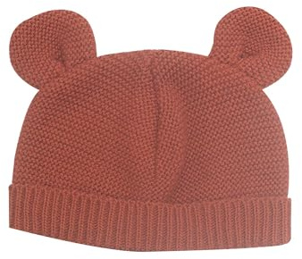 Trois Kilos Sept Mixte Bébé Naissance Maille Terracotta Bonnet, Terracotta, 0 Mois EU