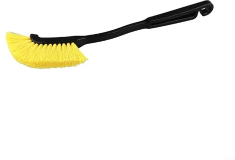 Eawfgtuw Spazzola per la pulizia dei cerchioni di auto, camion, SUV, ruote e pneumatici, 28 cm, in plastica, con manico antiscivolo, spazzola multiuso per