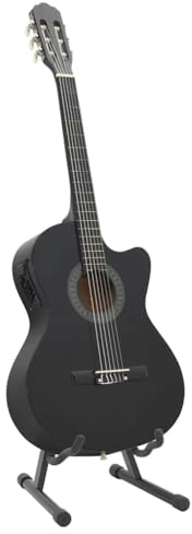 Generico Set Chitarra Western 12 pz con Equalizzatore e 6 Corde Nera,Arte e Svago,Hobby e Arti Creative,Strumenti Musicali,Strumenti a Corda,Chitarre-70139