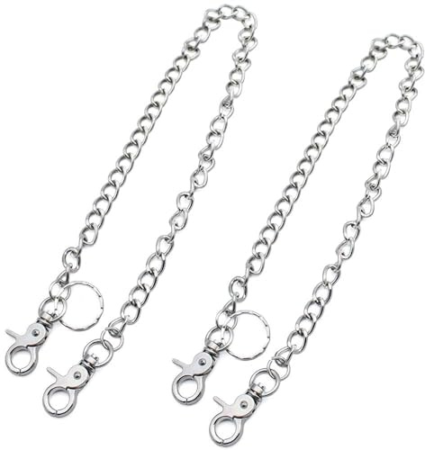 KingYH Chain for Jeans Pants Chain Trousers Pocket Chain Wallet Chain Clips for Men Women Fashion Hip Hop Jeans Punk Rock Gothic Trouser Keys Wallet Clothes Accessories