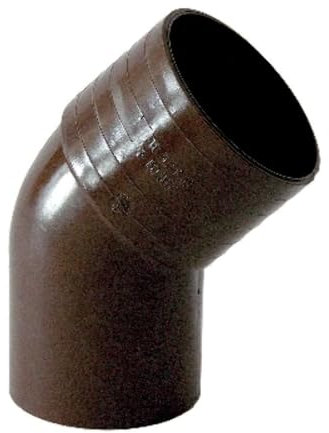 Dianhydro Curva 45° x 100mm Marrone per Tubi di Scarico pluviale, Multicolore, Standard