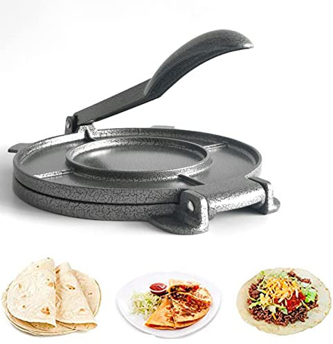 Pressa per Tortilla di Mais corn tortilla press Macchina per Tortilla in Lega di Alluminio, Accessori da per Macchina per Tortilla Grigia, Adatta per Fare Presses à biscuits
