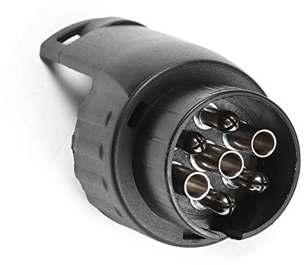 DARKGUARD 7pin To 13pin Towing Adaptor,Trailer Converter Adapter for Car Caravan,Towbar Car Socket 7pin to 13pin Trailer Plug Caravan Electric Adapter Waterproof,Caravan Vehicle Converter