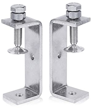 304 Stainless Steel C Clamp Tiger Clamp Woodworking Clamp Heavy Duty C-clamp With Wide Jaw Openings (85MM)，2PCS