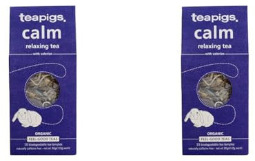 Teapigs Organic Calm Herbal Tea Made With Whole Leaves And Flowers (2 Pack Of 15 Tea Bags)
