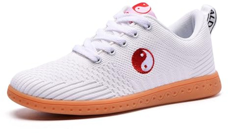 SerendipitousWhisper Scarpe Tai Chi per Uomo Donna Sneaker Leggera Traspirante e Antiscivolo Scarpe da Kung Fu per Boxe Taekwondo per Arti Marziali