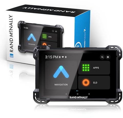 Rand McNally RANDTAB7 7-inch GPS Truck Navigator with Industry's Best Custom Trucking Routes, Rand Navigation 2.0 with 2025 Maps